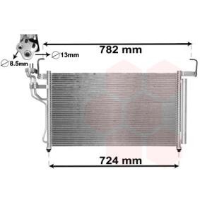 Compre Condensador de ar condicionado de VAN WEZEL online para H-1 / Starex MPV (A1) a preços moderados
