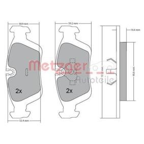 Bremsbeläge 1170043 von METZGER günstig für 22,85 € online kaufen