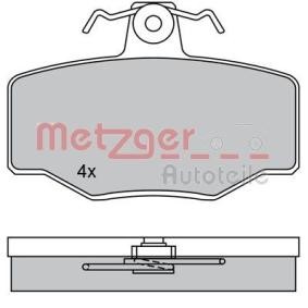 Bremsbeläge 1170076 von METZGER günstig für 25,34 € online kaufen