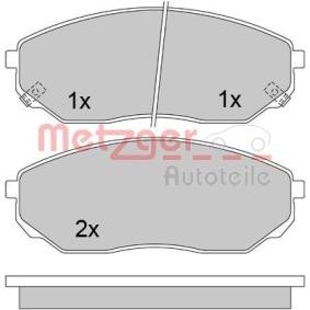 Bremsbeläge 1170297 von METZGER günstig für 20,24 € online kaufen