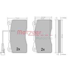 Bremsbeläge 1170496 von METZGER günstig für 17,61 € online kaufen