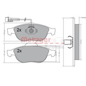 Bremsbeläge für ALFA ROMEO von METZGER