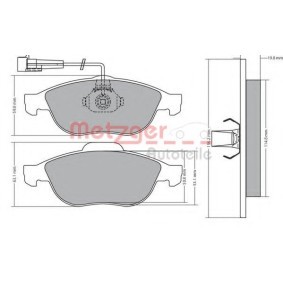 Bremsbeläge 1170630 von METZGER günstig für 47,97 € online kaufen