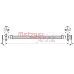 Bremsschlauch 4111231 von METZGER günstig für 7,86 € online kaufen