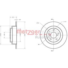 Bremsscheibe für SUBARU von METZGER