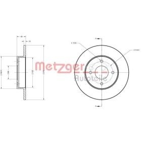 Bremsscheibe 6110220 von METZGER günstig für 28,72 € online kaufen