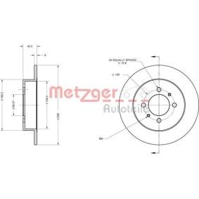 Bremsscheibe 6110398 von METZGER günstig für 35,43 € online kaufen