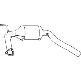Katalysator für VW von DINEX