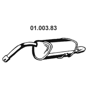 Endschalldämpfer 01.003.83 von EBERSPÄCHER günstig für 236,72 € online kaufen