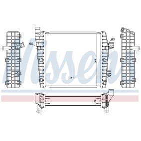 Niedertemperaturkühler, Ladeluftkühler 65320 von NISSENS günstig für 136,47 € online kaufen