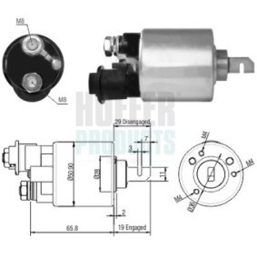 Compre Interruptor electromagnético, motor de arranque da HOFFER 6646140 a um preço baixo por 40,14 €