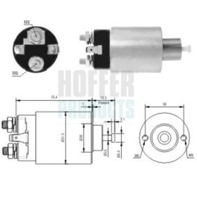 Compre Interruptor electromagnético, motor de arranque da HOFFER 6646167 a um preço baixo por 33,30 €