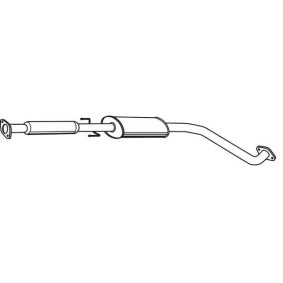 Mittelschalldämpfer für CHEVROLET von VEGAZ