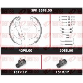 Bremsensatz, Trommelbremse SPK 3398.00 DAEWOO von REMSA