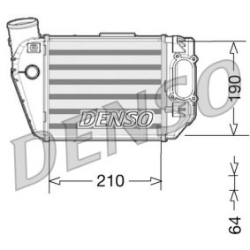 Ladeluftkühler für AUDI von DENSO