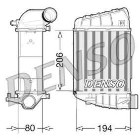 Ladeluftkühler DIT02028 von DENSO günstig für 119,44 € online kaufen