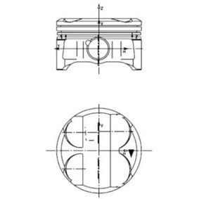 Achetez des Piston de chez KOLBENSCHMIDT en ligne pour HILUX Véhicule tout terrain à carrosserie fermée (RZN1_, LN1 à prix modérés