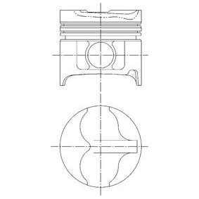 Compre Pistão de KOLBENSCHMIDT online para Patrol GR IV Camião de plataforma / Chassis (Y60) a preços moderados
