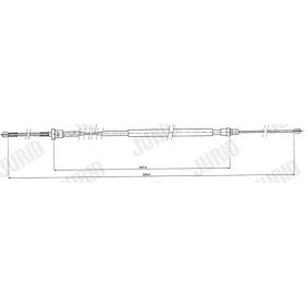 Handbremsseil 431242J von JURID günstig für 10,66 € online kaufen