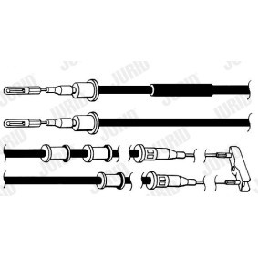 Handbremsseil 432115J von JURID günstig für 35,03 € online kaufen