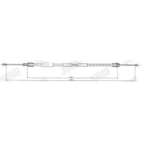 Handbremsseil 432866J von JURID günstig für 20,56 € online kaufen