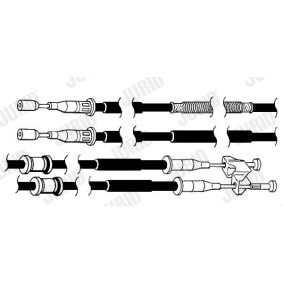 Handbremsseil 432937J von JURID günstig für 38,21 € online kaufen