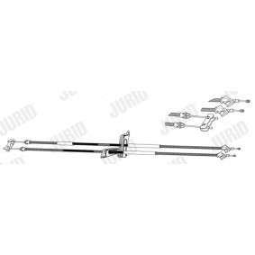 Handbremsseil 432979J von JURID günstig für 88,26 € online kaufen