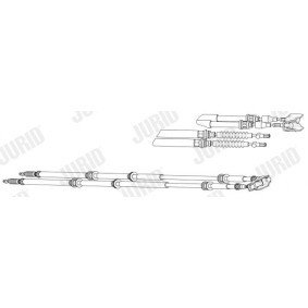Handbremsseil 433018J von JURID günstig für 44,48 € online kaufen