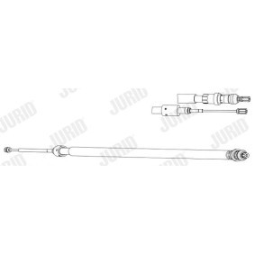 Handbremsseil 433026J von JURID günstig für 15,99 € online kaufen