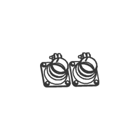 Montagesatz, Abgasanlage des Herstellers DINEX - Originalware Artikelnummer: 40090
