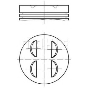 Osta Männät MAHLE ORIGINAL:llä 640 24 02 edullisesti hintaan 139,58 €