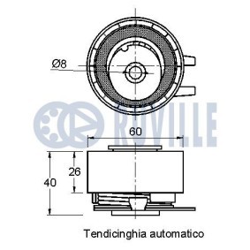 Umlenk- / Führungsrolle, Keilrippenriemen 57122 von RUVILLE günstig für 25,44 € online kaufen