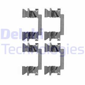 Achetez des Kit d'accessoires, plaquette de frein à disque de chez DELPHI en ligne pour Amarok II Pick-up (T1, NF) à prix modérés