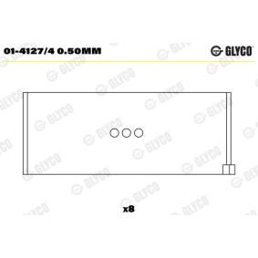 Pleuellager 01-4127/4 0.50mm AUTOBIANCHI von GLYCO