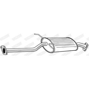 Achetez des Silencieux intermédiaire WALKER 23221 à prix pour 102,13 €