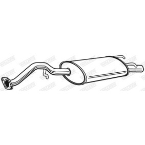 Compre Panela de escape de WALKER online para MG ZR a preços moderados