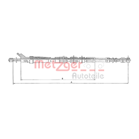 Handbremsseil 17.1442 von METZGER günstig für 16,03 € online kaufen