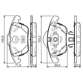 Bremsbeläge 0 986 TB3 192 von BOSCH günstig für 90,85 € online kaufen