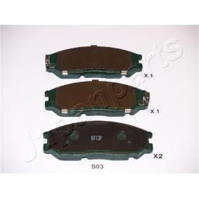 Bremsbeläge PA-S03AF von JAPANPARTS günstig für 24,21 € online kaufen