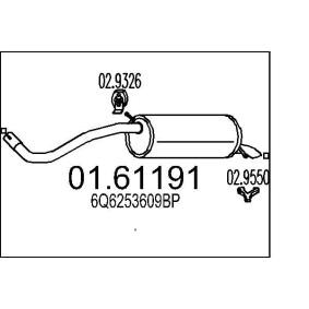 Endschalldämpfer 01.61191 von MTS günstig für 76,15 € online kaufen