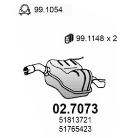 Endschalldämpfer 02.7073 von ASSO günstig für 214,08 € online kaufen