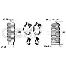 Acquista Kit soffietto, Sterzo da OCAP 0901611 a buon mercato per soli 12,49 €
