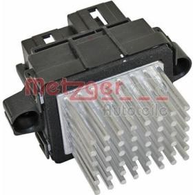 Achetez des Régulateur, pulseur d'air habitacle METZGER 0917233 à prix pour 38,11 €