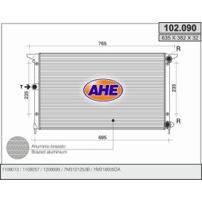 Kühler, Motorkühlung für SEAT von AHE