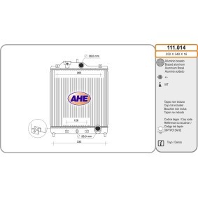 Acquista Radiatore motore da AHE 111.014 a buon mercato per soli 107,25 €
