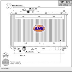 Kühler, Motorkühlung für HONDA von AHE
