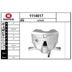 Comprar Pinza de freno de SNRA 1114017 a bajo precio de 222,42 €