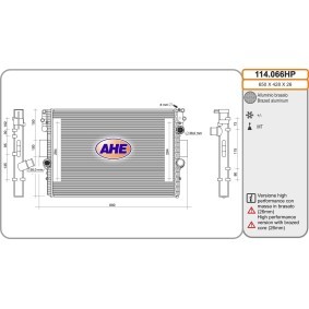 Kühler, Motorkühlung 114.066HP von AHE günstig für 245,03 € online kaufen