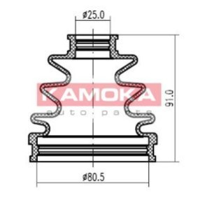 Compre Fole, veio de transmissão da KAMOKA 1146100 a um preço baixo por 5,93 €