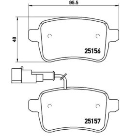 Bremsbeläge 1170839 von METZGER günstig für 40,15 € online kaufen